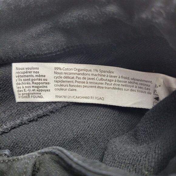 Eileen Fisher Skinny Jeans Black Mid Rise Size‎ XXS Organic Cotton READ - Picture 5 of 9